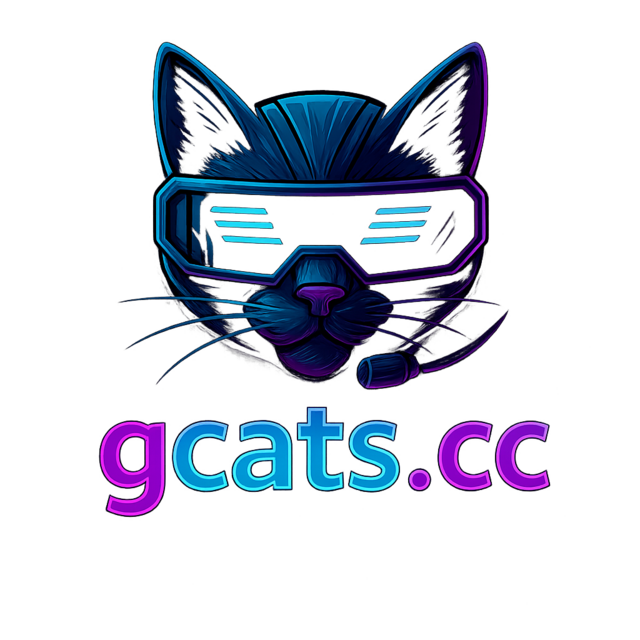 GCATS futuristic logo