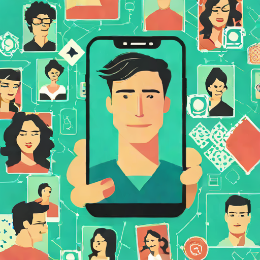 Generated editorial illustration of a smartphone with portrait tiles and privacy-warning styling for coverage of Meta's Muse Image rollback.