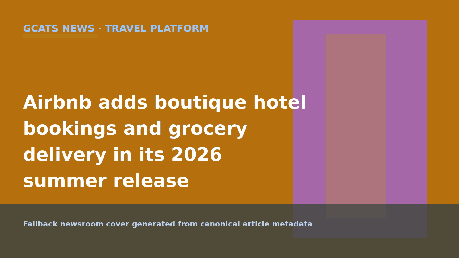 Official Airbnb 2026 Summer Release artwork used for editorial coverage.