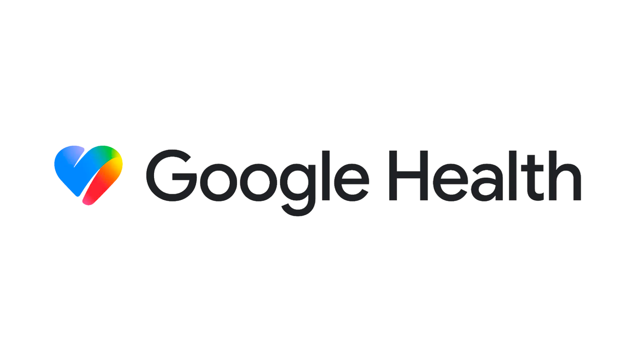 Official Google Health branding artwork used for coverage of the Fitbit-to-Google-Health rollout.