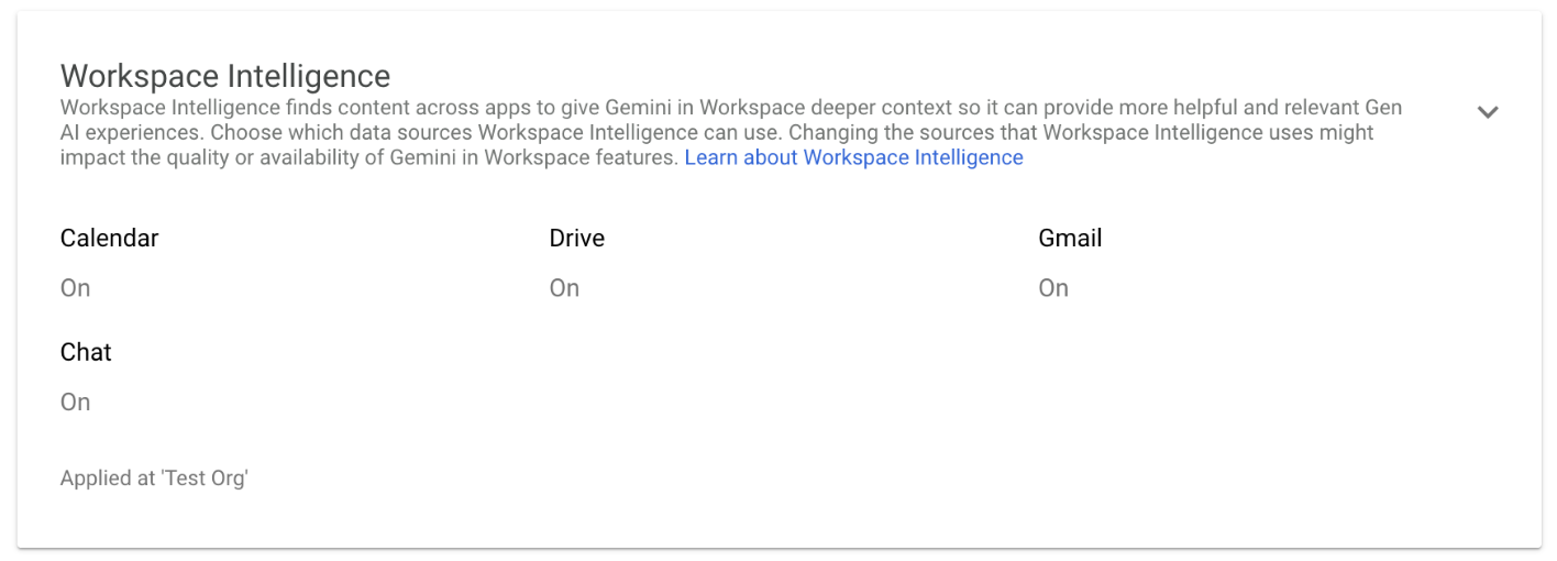 Google Workspace admin controls interface reused as an editorial image for Workspace MCP server coverage.