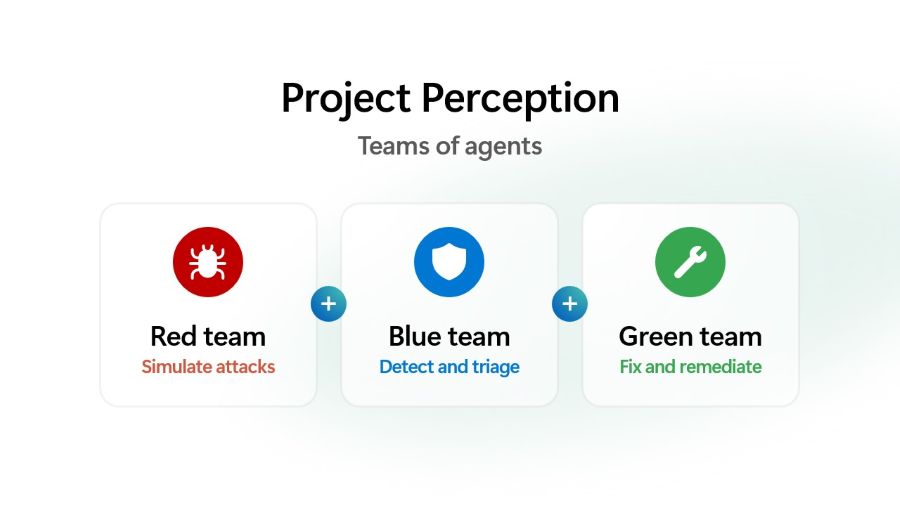 Official Microsoft Project Perception illustration used for editorial coverage of the public preview launch.